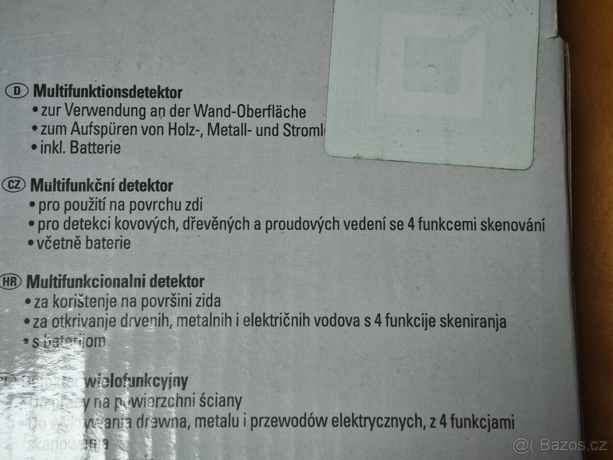 Multifunkční detektor, nový - 6