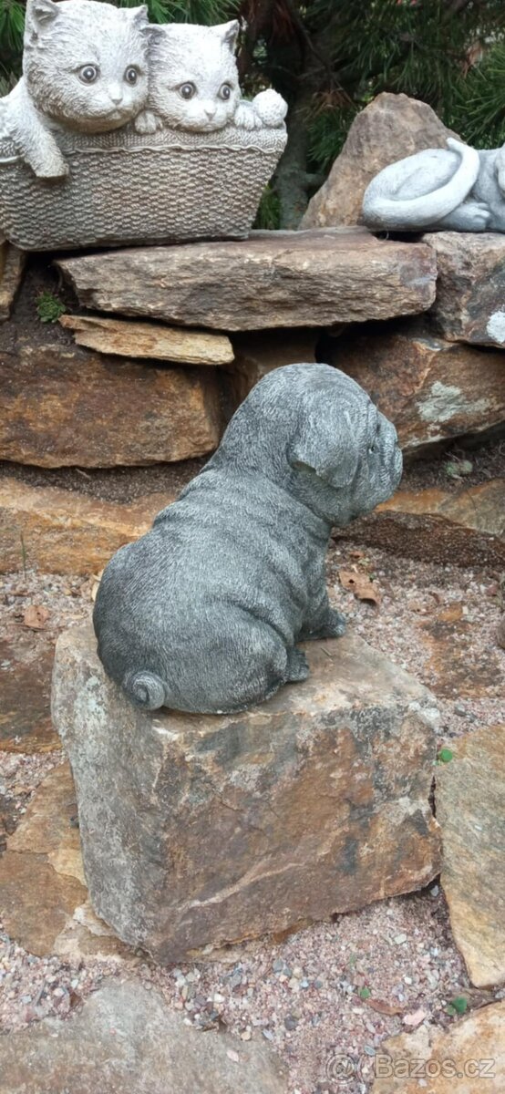 Zahradní dekorace- Anglický buldoček - 6