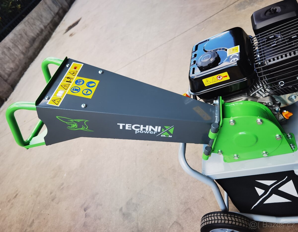 Benzínový drtič větví do 50 mm, DR-X50 - TECHNIX - 6