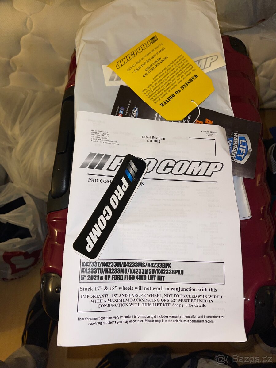 Lift Kit PRO COMP 6inch Ford F150 2021-2023 4WD - 6