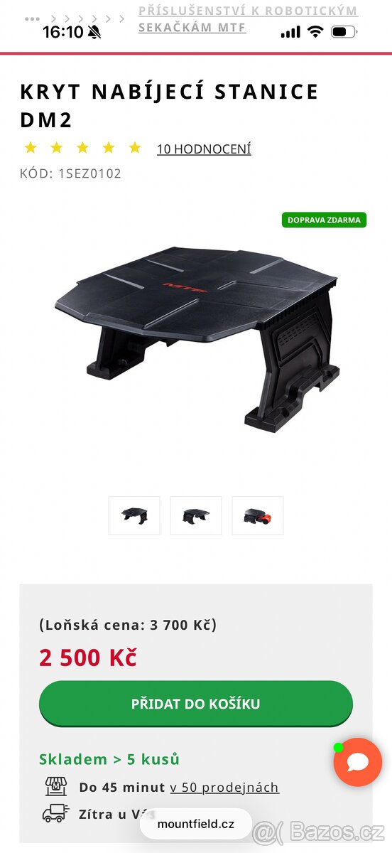 ROBOTICKÁ SEKAČKA MTF DM2 1400I - 6