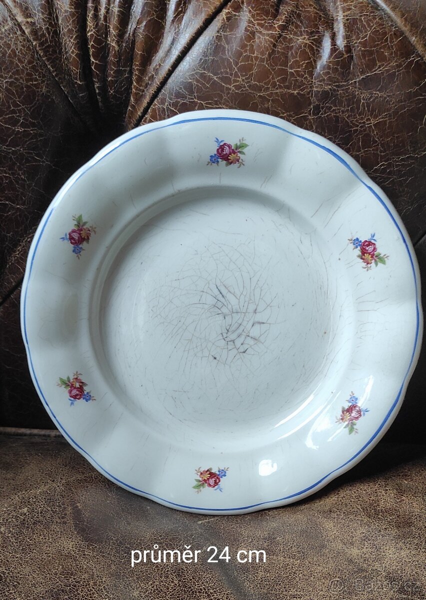 Retro porcelánové talíře - 6