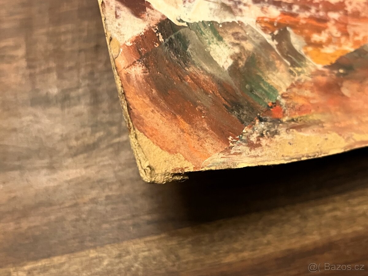 Dvě krajinomalby - J. Sládek, signováno, nerámováno - 6