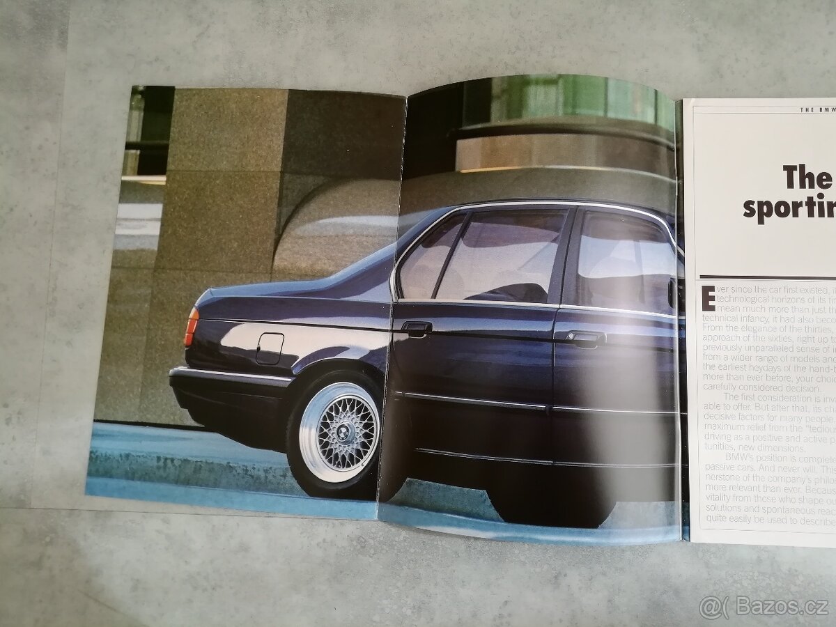 BMW E32 -složky s katalogy 1987 v angličtině - 6