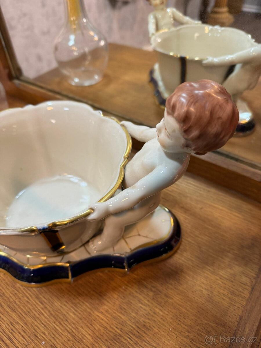Figurální mísa s putti (523007) - 6