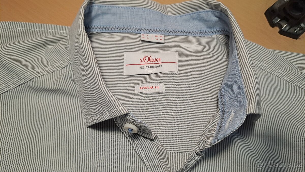 Pánská košile s proužky s.Oliver/M/2x57cm - 6