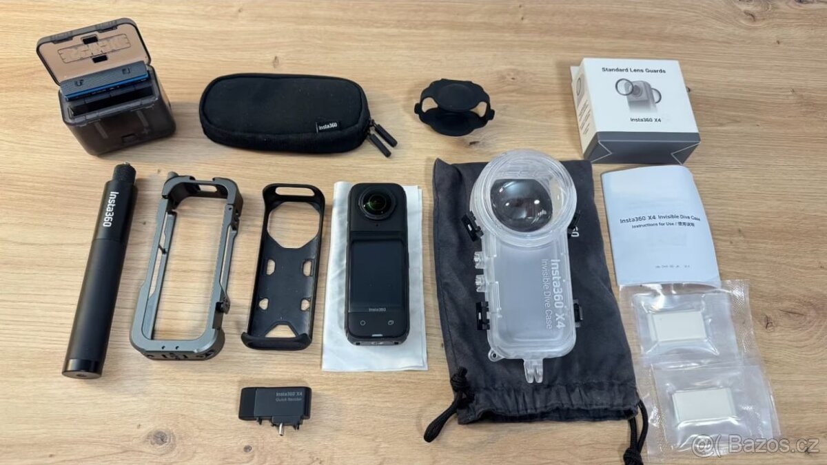 INSTA 360 X4 potápěčský balíček s 2. baterií + nabíjecí krab - 6