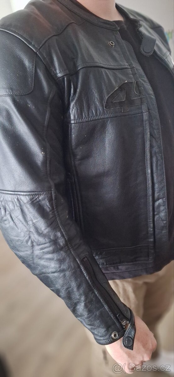 Kožená bunda 4sr Hooligan Black velvet - 6