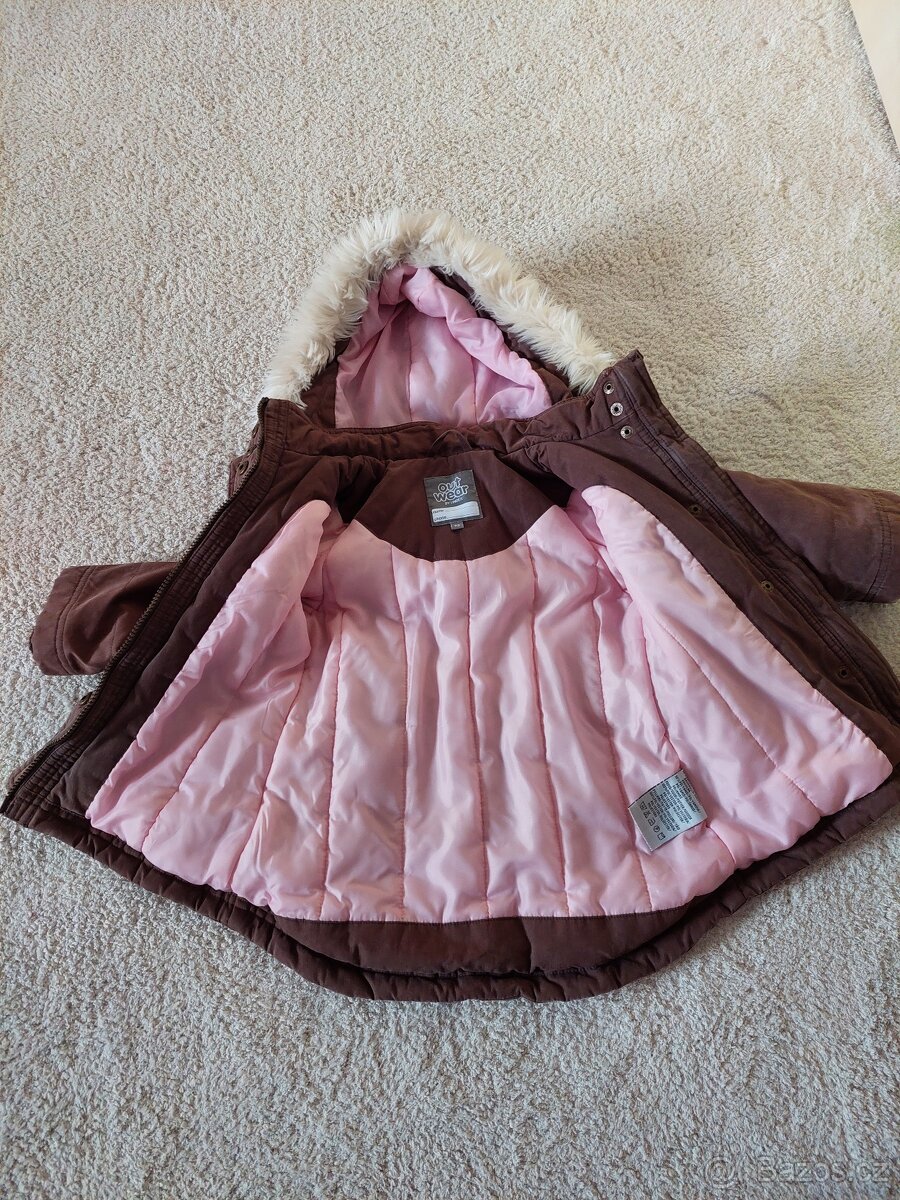 Dětská zimní bunda vel. 92 - 6