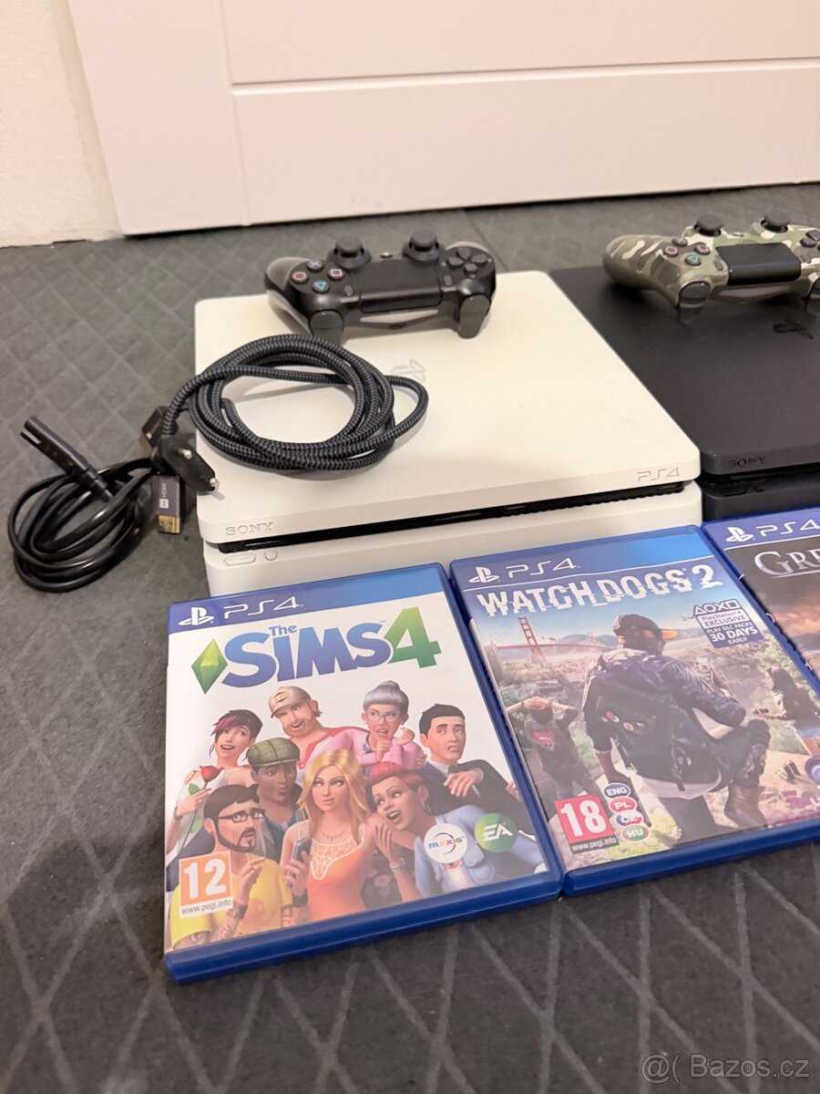 Kompletní herní balíček: 2x PS4 500GB - 6