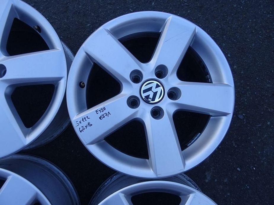 Alu disky originál Volkswagen, 16", 5x112, ET 50, šíře 6,5J - 6