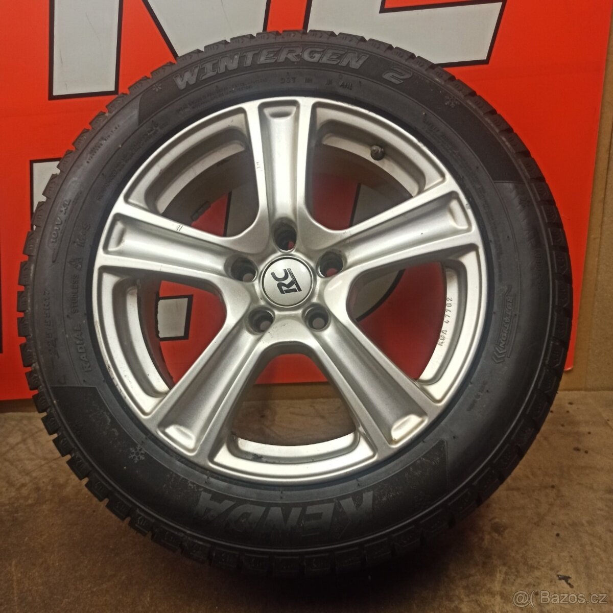ALU kola Brock 5x114,3 + zimní pneu 225/55 R17 - 6