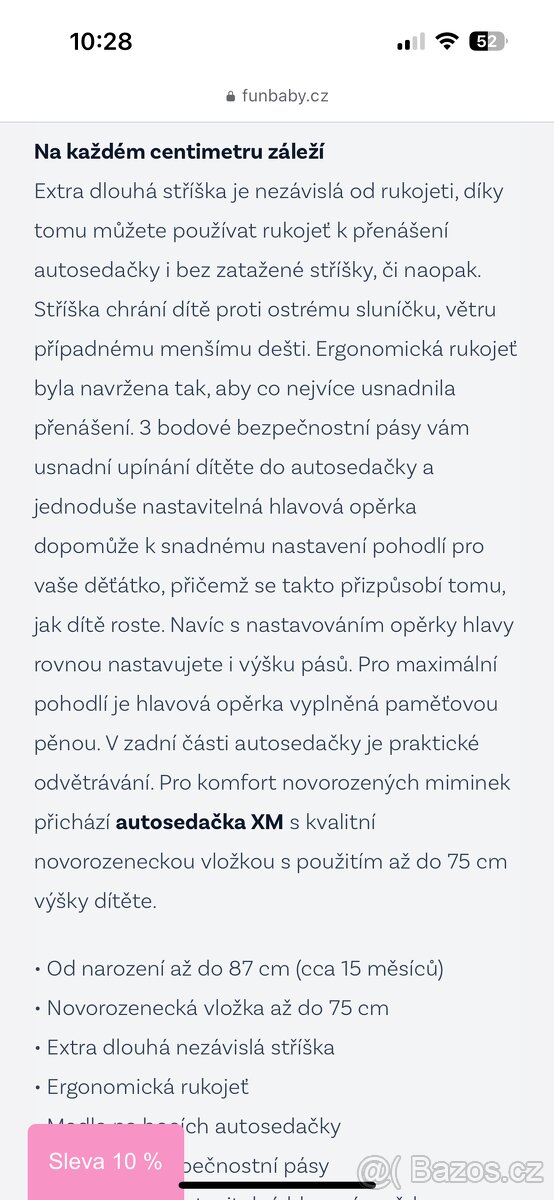 Autosedačka XM Plus i-Size se základnou - 6
