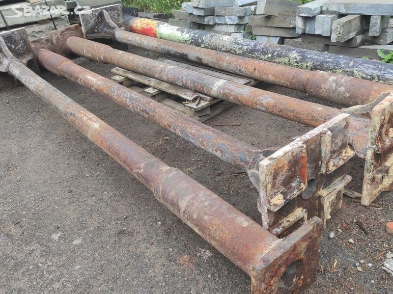 Staré železné sloupy, litinové sloupy, sloup, 5 ks - 6