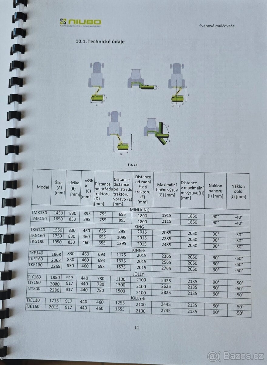 Prodám kvalitní kladívkový mulčovač NIUBO 130. - 6