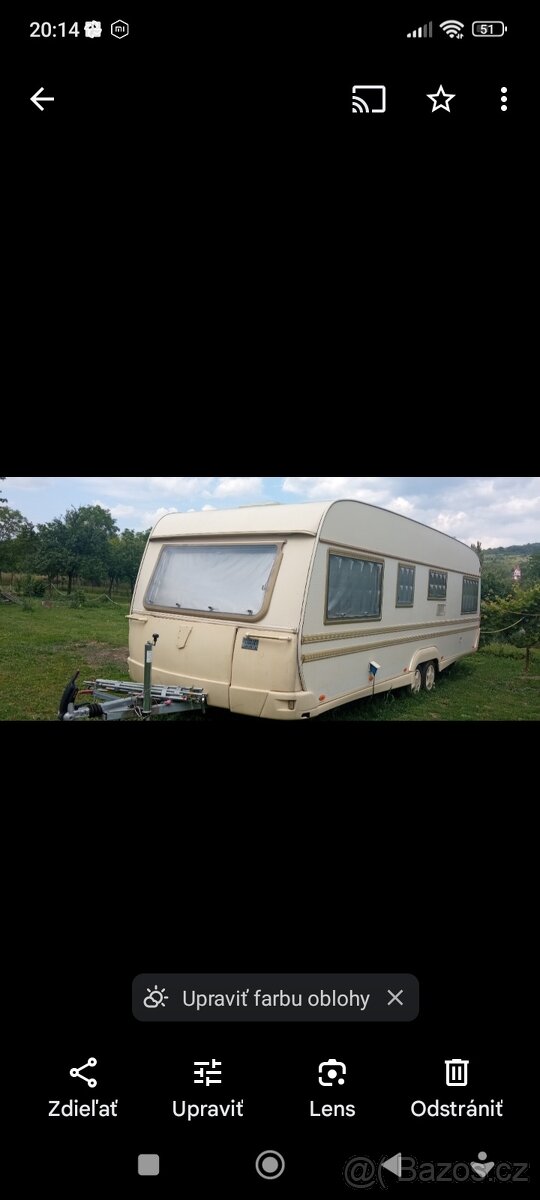 Predám karavan TAbBERT Baronese 655. - 6