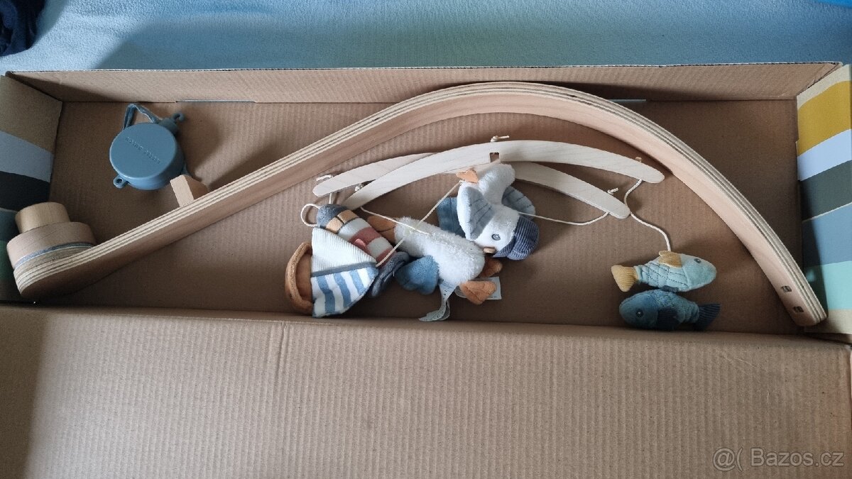 Dřevěný kolotoč nad postýlku Sailors Bay - 6