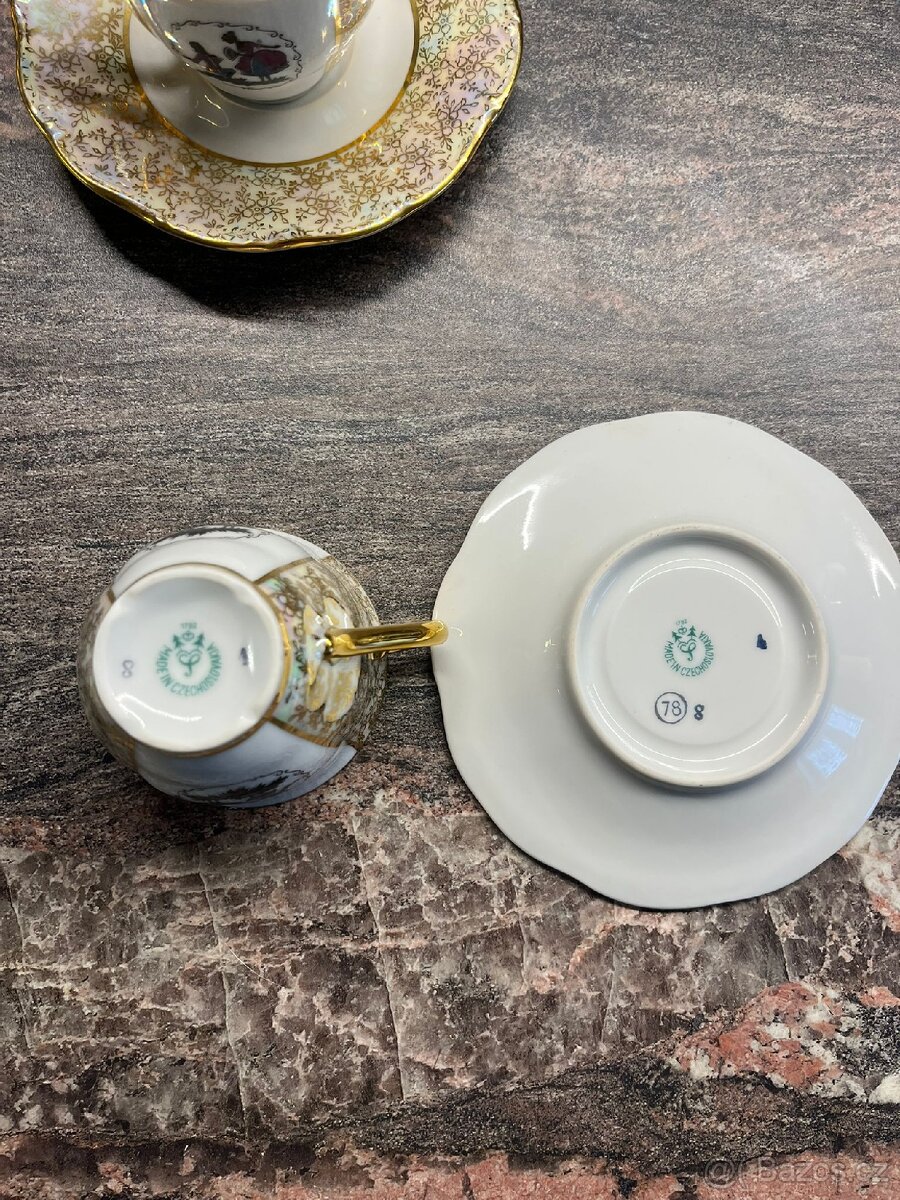 Porcelánová souprava - made in Czechoslovakia - 6