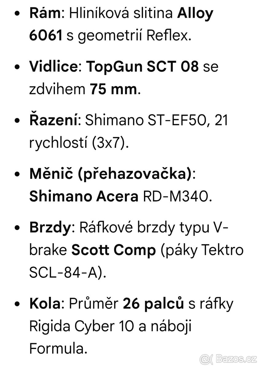 Dětské kolo velikost 26 - 6