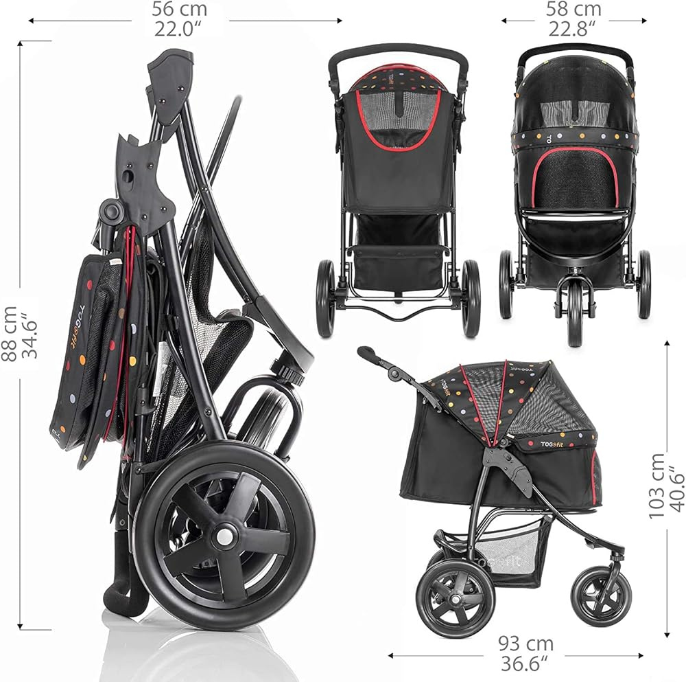 Kočárek pro psy Hauck TOGfit Pet Roadster - 6