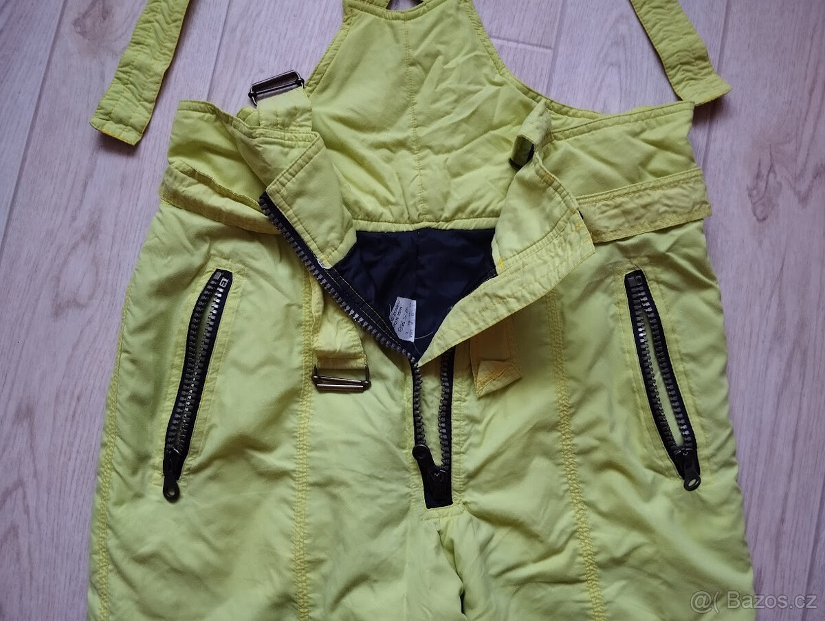 Lyžařské kalhoty vel.L/42 zelenkavé Made in Italy - 6