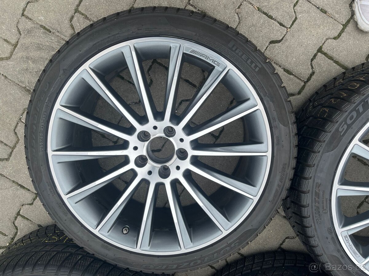 Mercedes S ,AMG 222, kola 20" zimní - 6