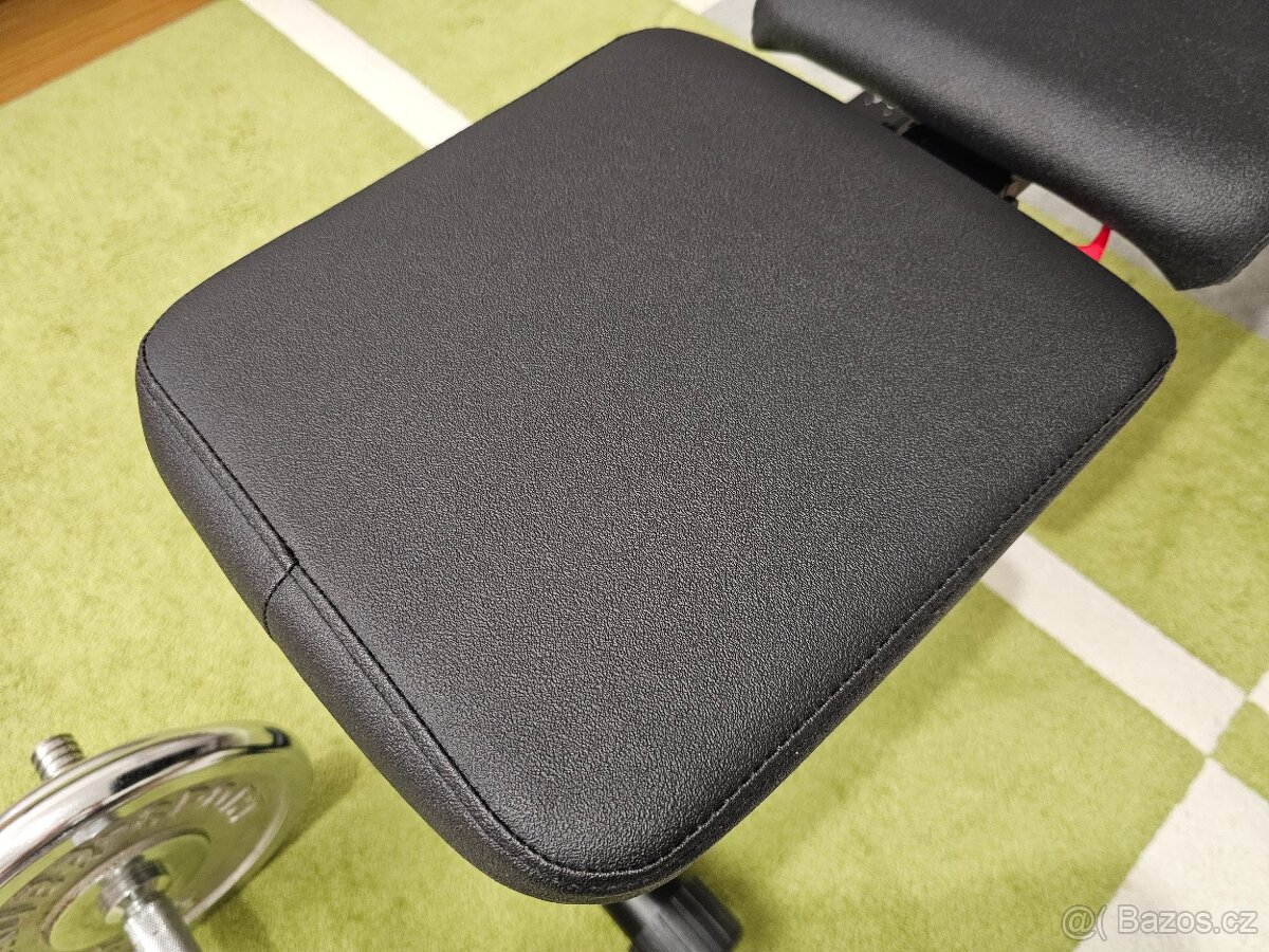 Posilovací lavice skládací včetně příslušenství - 6