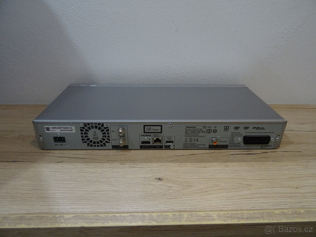 Blu-Ray rekordér Panasonic DMR-BST765 Twin HD DVB-S- 500 GB - 6