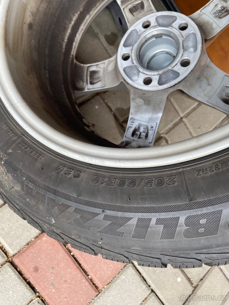 Alu kola DEZENT, 5x112, R16, zimni pneu - 6