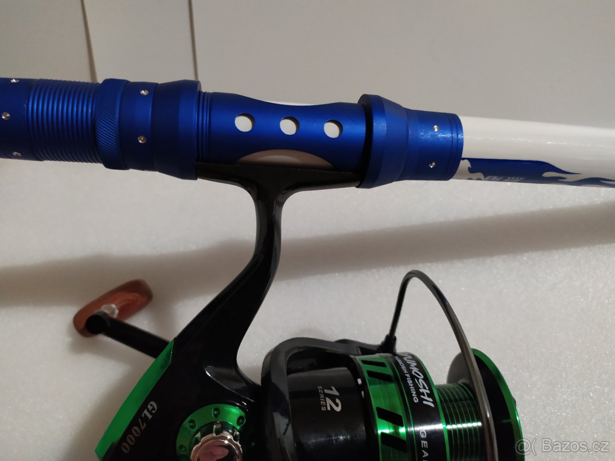 Rybářský prut 3,6 m + kvalitní naviják - 6