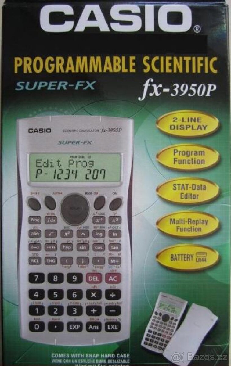 Kalkulačka - CASIO fx-3950P - NOVÁ - 6