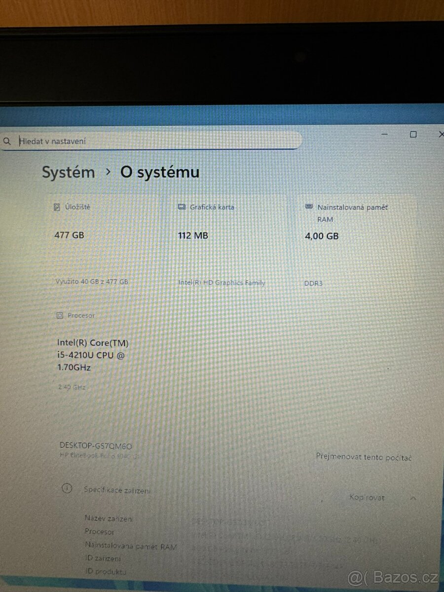 Hp Elitebook Folio 1040 G1, SSD disk, Windows 11, záruka - 6