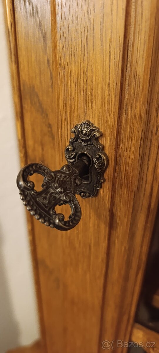 Rustikální rohový příborník, masív, Nábytek s příběhem - 6