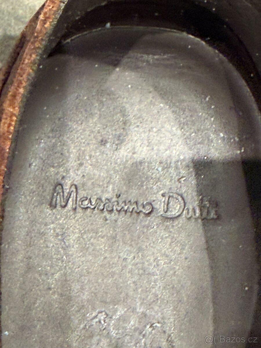 Massimo Dutti, kožené boty CHUNKY SOLE 41 EU - 6