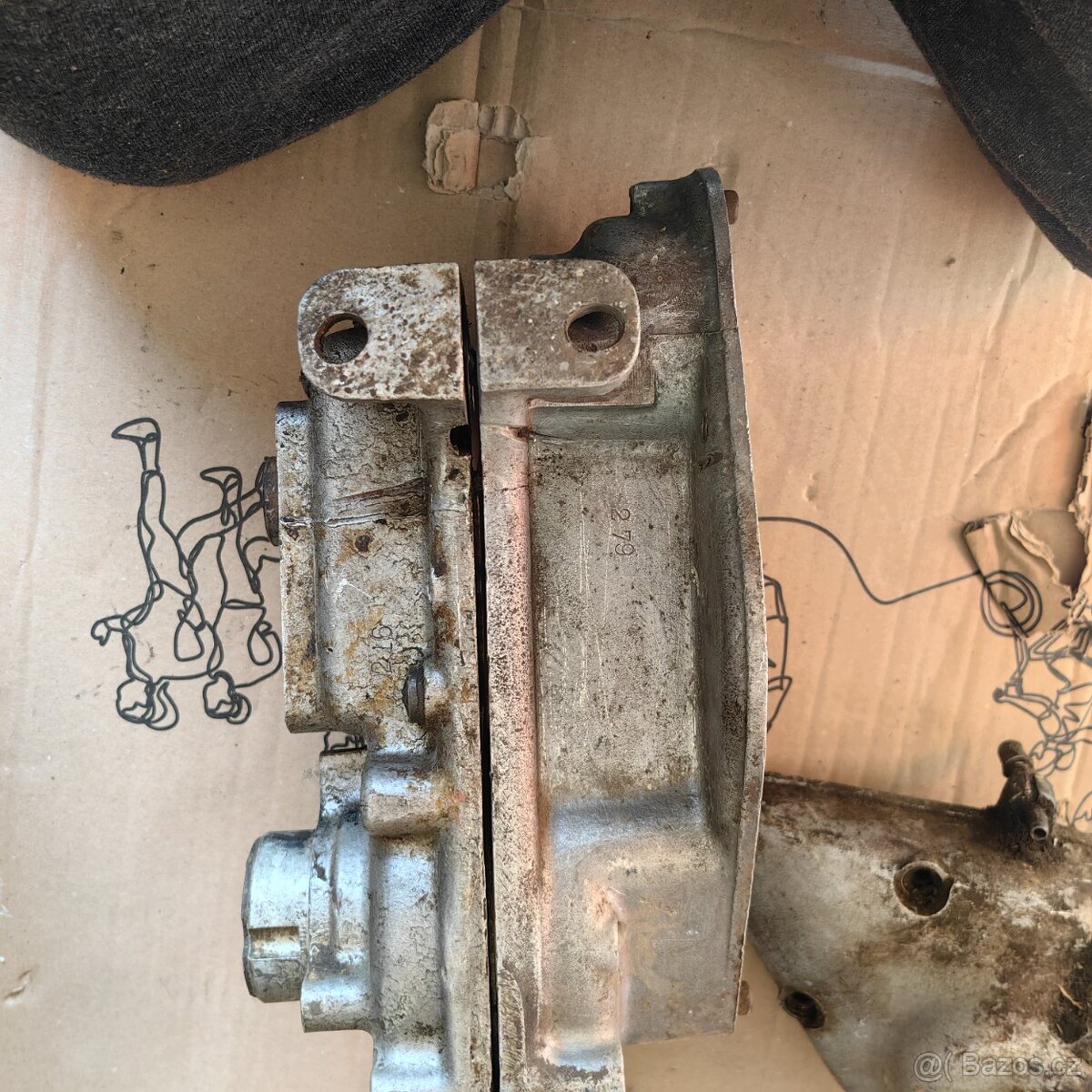 ČZ 175 předvalecna motor díly - 6