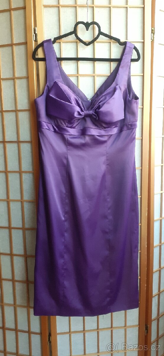 40/42, Satenove pouzdrove plesove/společenské saty - 6