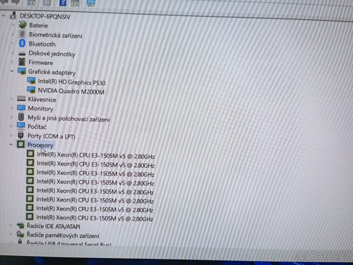 HP zbook 15 G3 Herní 8 vlákno Full HD - 6