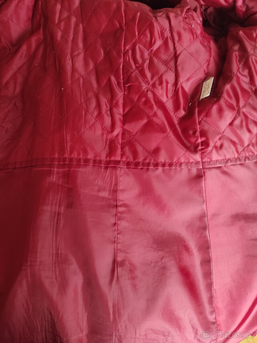 Zimní kabát červený - 6