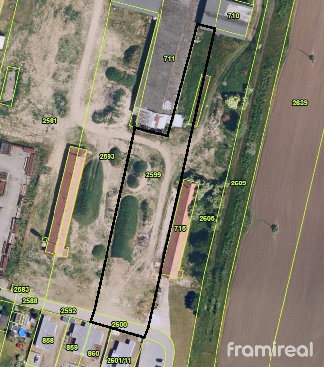 Prodej komerčního pozemku 4 409 m², Strachotín, ev.č. 02006 - 6