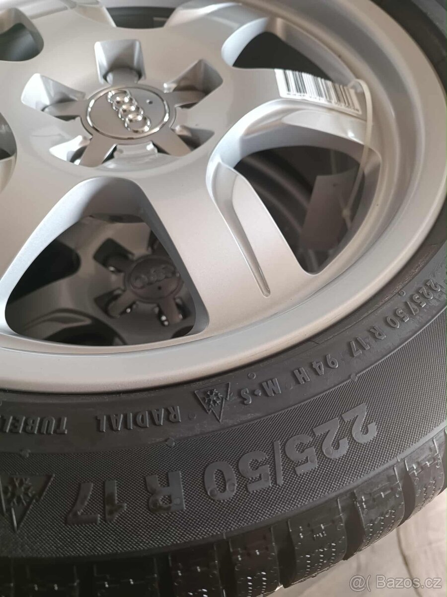 5x112R17 audi A4 B8,B9, A5, A6 nová zimní alu kola - 6