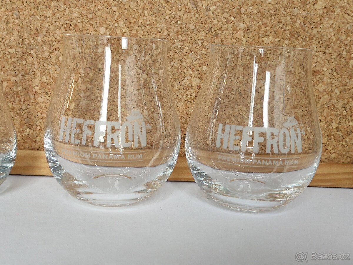 Sklenice na rum (Havana, Heffron aj.), pošta 65.- - 6