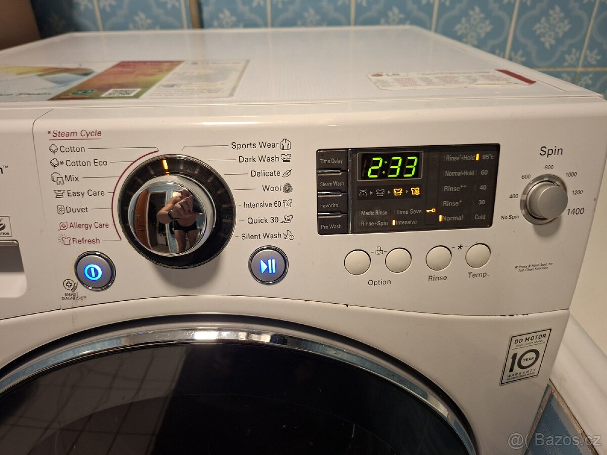 Automatická parní pračka LG 1400 ot/mim - 6