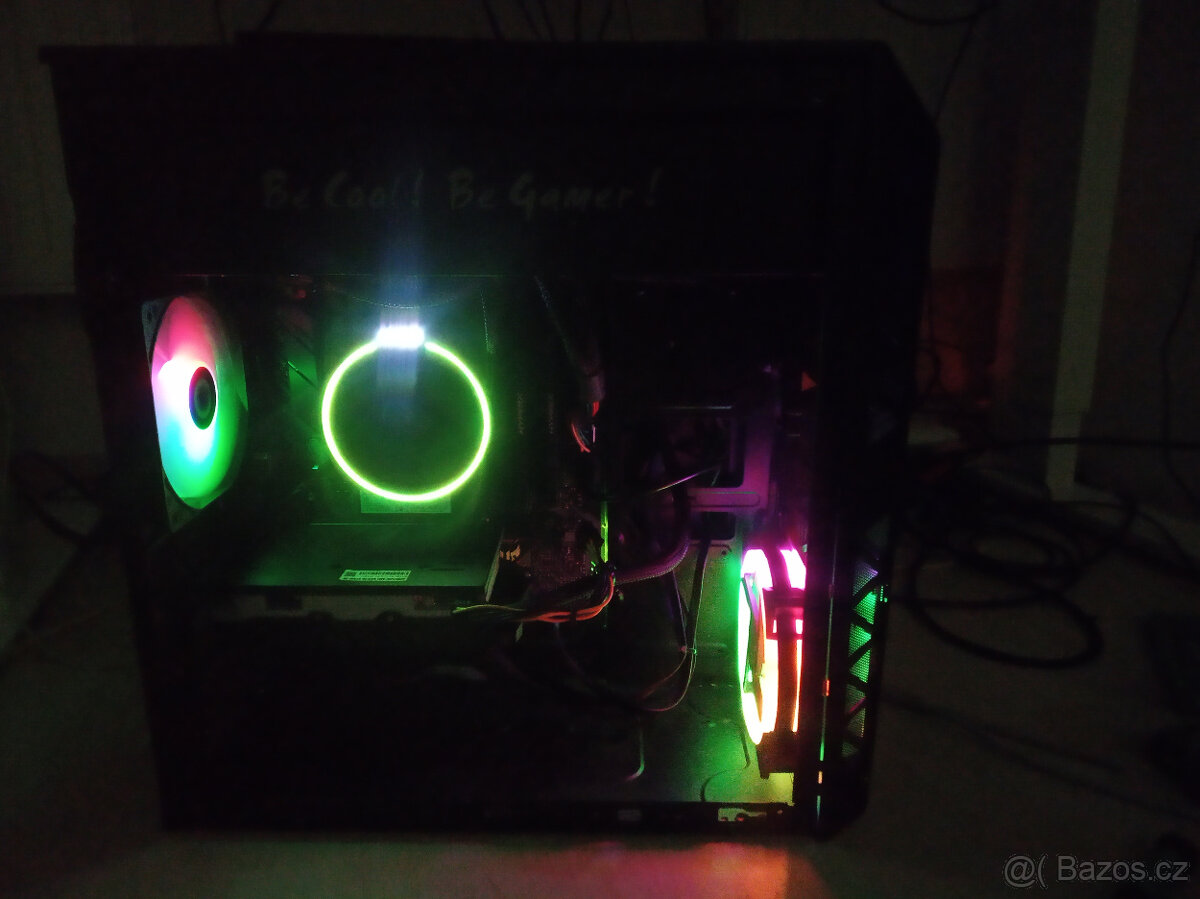 Herní počítač s RGB, Ryzen 5 1600, RX 580 8G, 256G SSD + HDD - 6