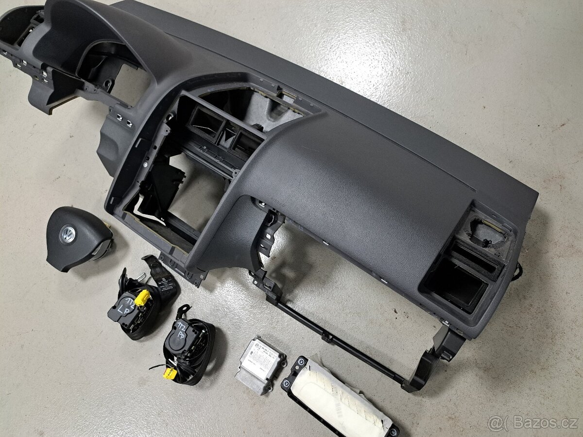 Airbagová sada VW Touran 1T2 + 1T1 - 6