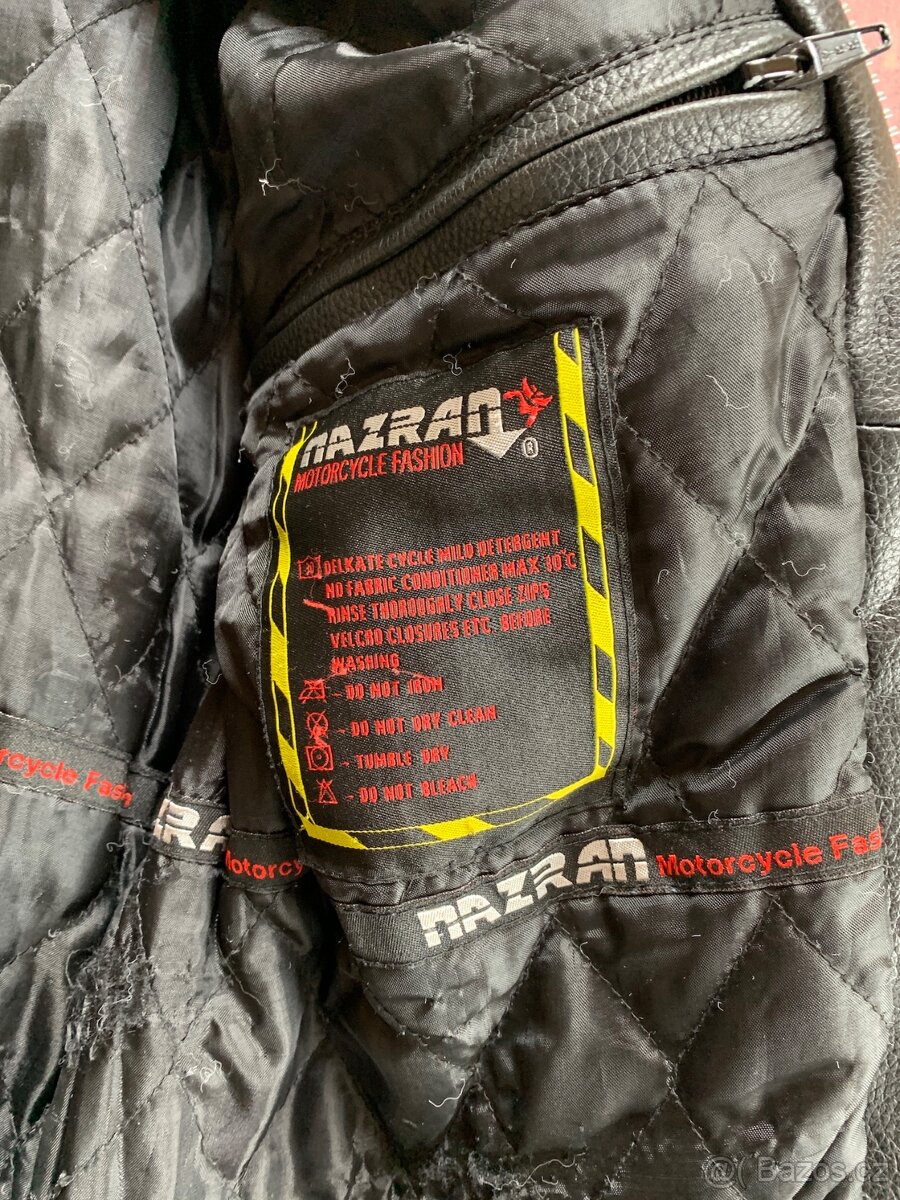 NOVÁ CENA motocyklová kožená bunda a kalhoty NAZRAN - 6