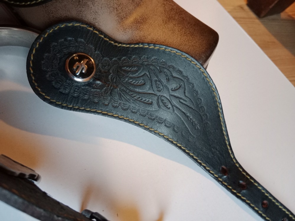 Kovbojské western Šporny s řeminky - 6