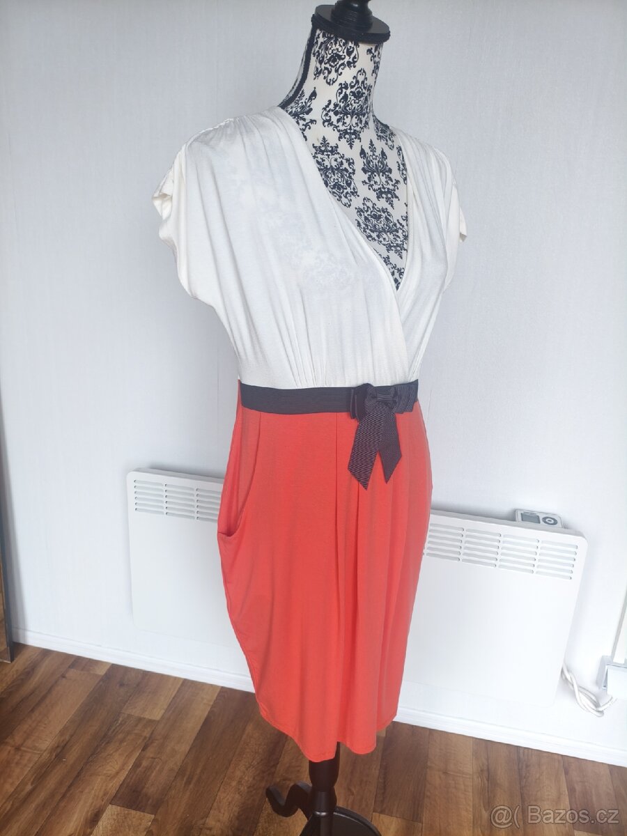 Denní šaty z viskózy vel. 40/42 - 6