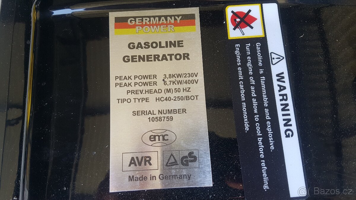 Elektrocentrála 220/380V - 6