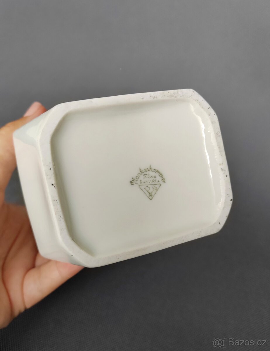 Nádherná porcelánová váza od Plankenhammer Bavaria 1928-1938 - 6