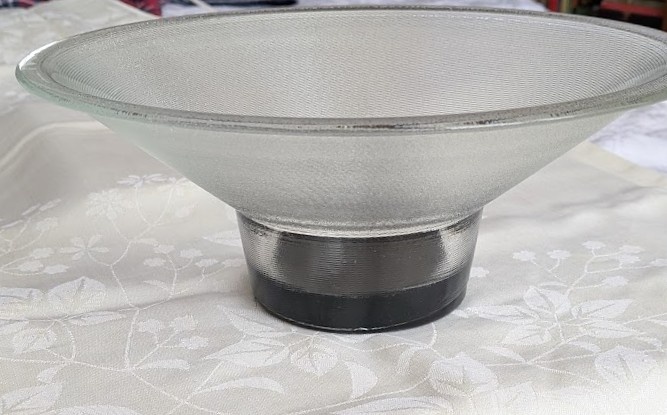 Hutní sklo - autorská mísa Jiří Šuhájek - 6